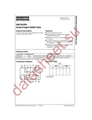 DM74AS00MX datasheet  